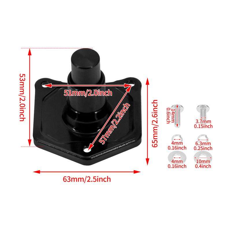 For Harley Motorcycle Modification Starter Switch Solenoid Valve Cover(Electroplating)