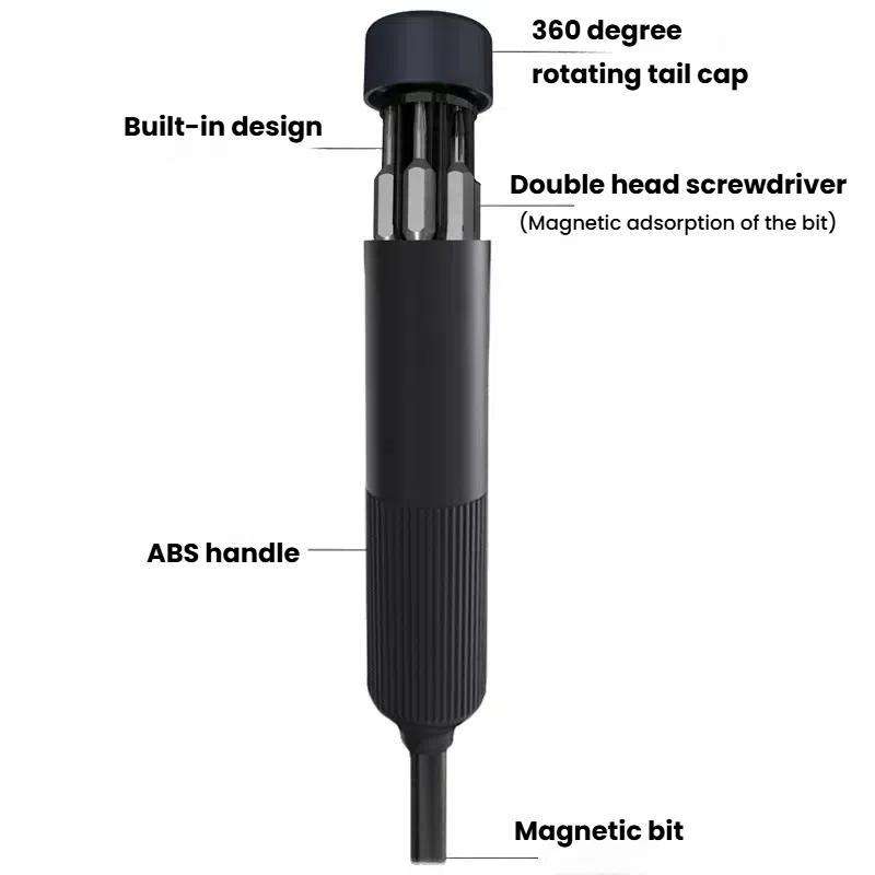27 In 1 Dual Bits Precision Screwdriver Tool Kit Mini Mobile Phone Computer Eyeglasses Repair Tool(A
