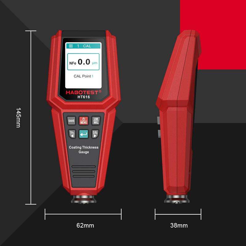 HABOTEST HT616 Car Paint Tester Paint Coating Thickness Gauge