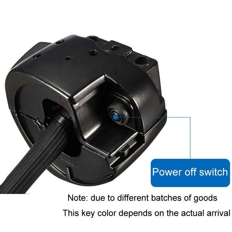 For Harley Prince Cruiser Motorcycle Modification 25mm Vintage Handlebar Switches(Black)