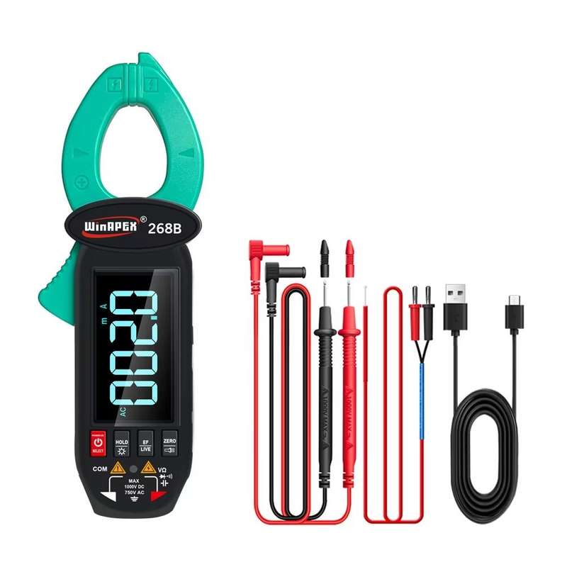 WINAPEX Clamp Meter High-precision AC / DC Voltage and Current Meter(268B)