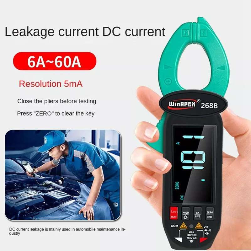 WINAPEX Clamp Meter High-precision AC / DC Voltage and Current Meter(268B)