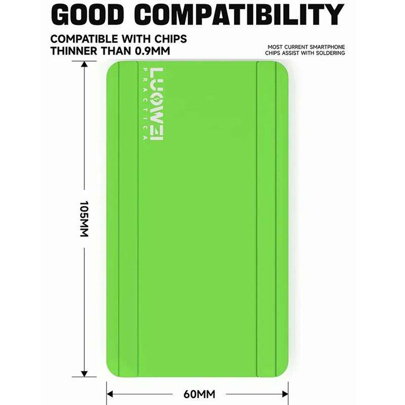 LUOWEI Base+Cushion Tinning Mesh CPU Chip Magnetic Table Tinning Silicone Pad