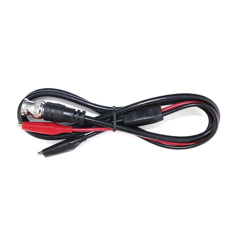 BNC Male To 2 Crocodile Clip Oscilloscope Probe Cable Q9 Signal Test Cable, Length: 1m