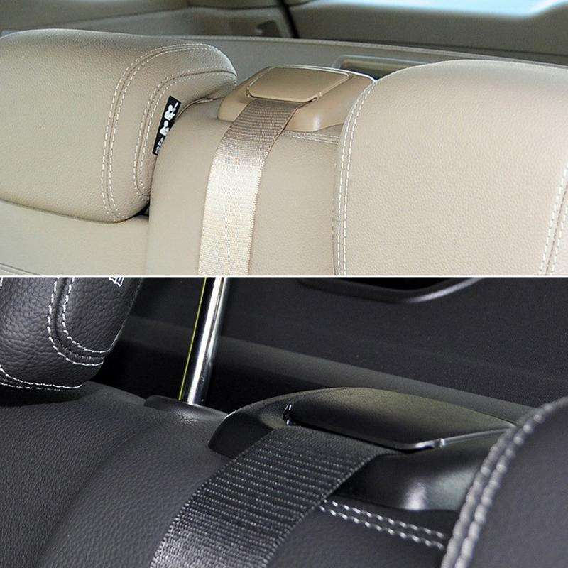 For 2012-2015 Mercedes-Benz ML / GL-Class W166 Car Rear Seat Belt Cover Guides 1669213800(Ginger Yel