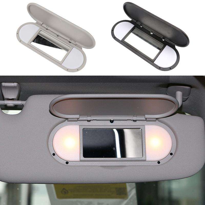 For 2015-2022 BMW Mini F55 / F56 / F60 Car Front Sun Visor Makeup Mirror 51167366950 51167342194(Gra