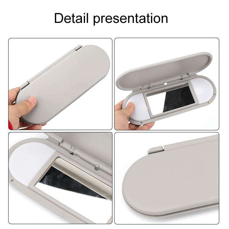 For 2015-2022 BMW Mini F55 / F56 / F60 Car Front Sun Visor Makeup Mirror 51167366950 51167342194(Gra
