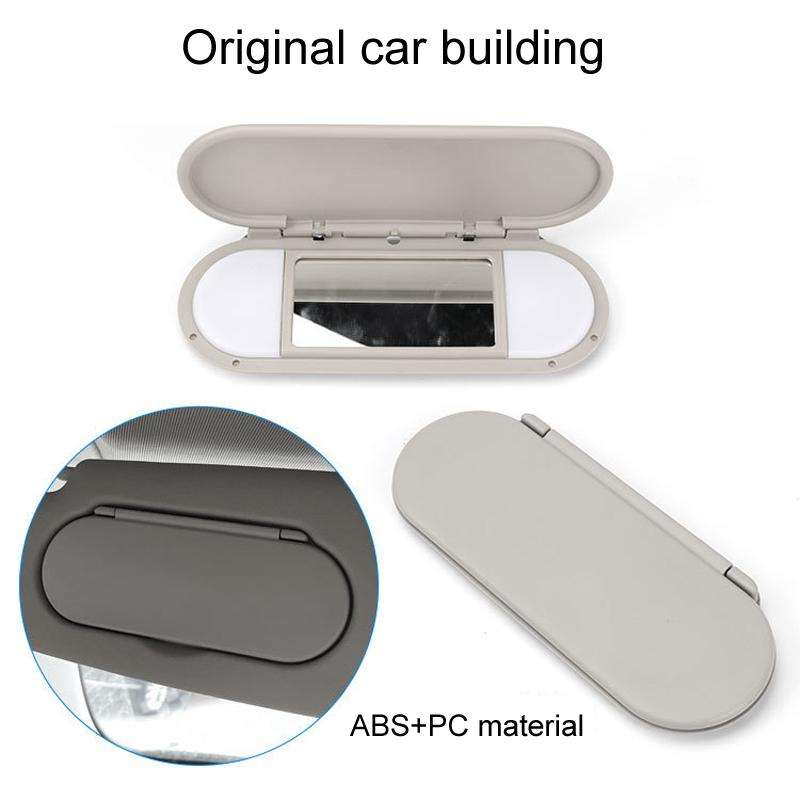 For 2015-2022 BMW Mini F55 / F56 / F60 Car Front Sun Visor Makeup Mirror 51167366950 51167342194(Gra