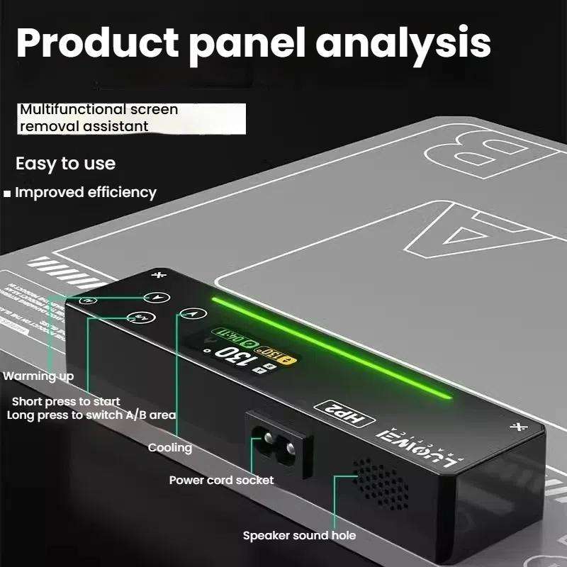 LUOWEI HP2 Screen Heating Table Constant Temperature Screen Removal Treasure Phone Tablet Screen Cha