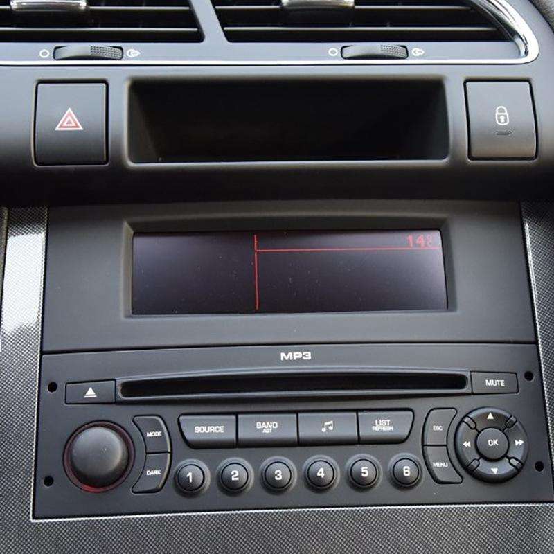 For 307 C4 Triumph 3008 Car Driving Computer Screen Frame Center Multi-function Screen Navigation Fr