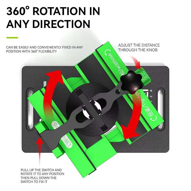 LUOWEI LW-021Pro Cell Phone Back Cover Removal and Screen Replacement 2 In 1 Rotary Jig