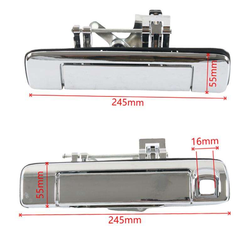 For Isuzu D-MAX Electroplated Car Tailgate Handle, OE: With Camera Hole 8-98202618-1
