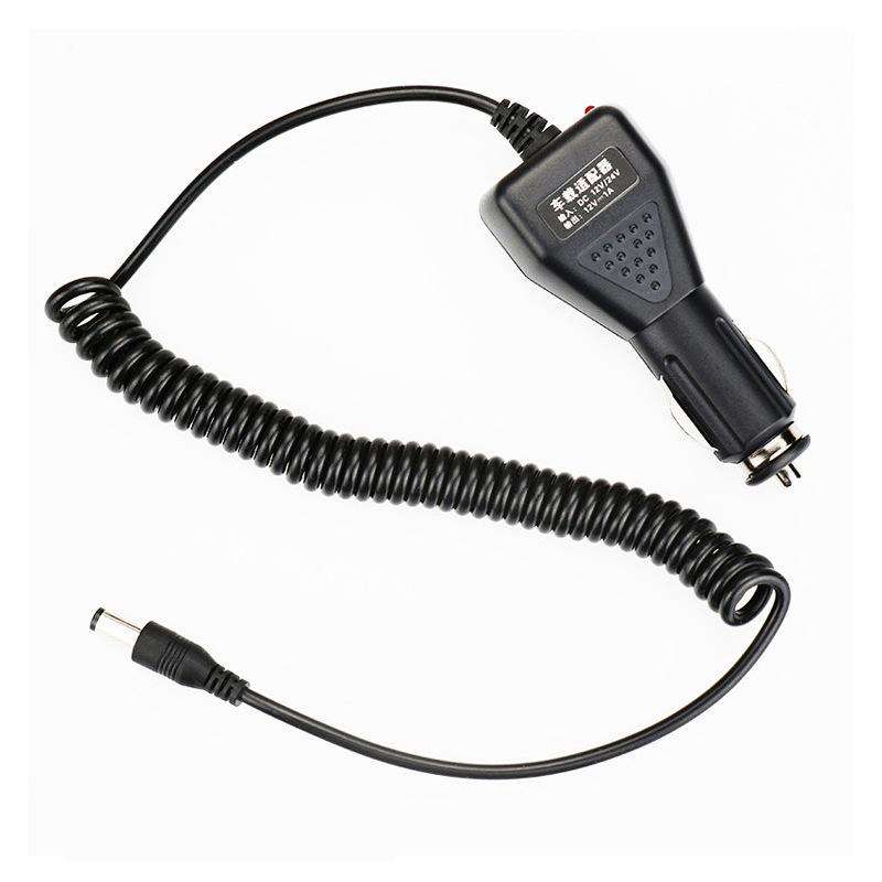 For Baofeng Intercom 5mm Car Charging Cable 12V-24V Cars Trucks Universal Cigarette Lighter Cable