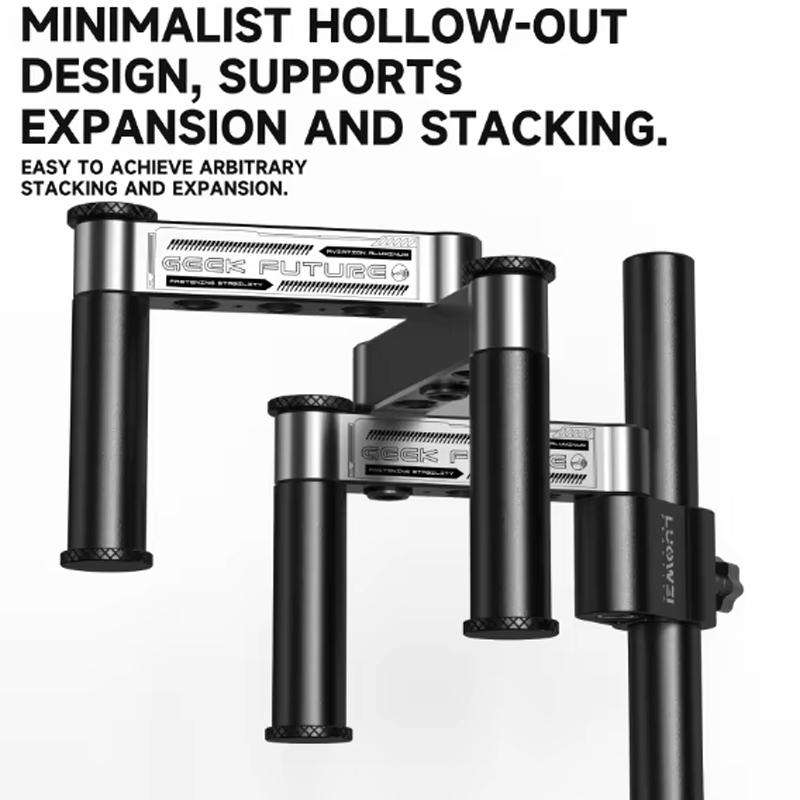 LUOWEI GK01 Short Arm 32mm Microscope Swing Arm Metal Universal Lifting and Stacking 360 Degree Sing