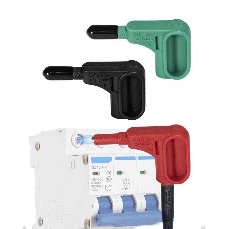 4mm Multimeter Solder-Free Magnetic Suction Head Terminal(Green BC0017013600)