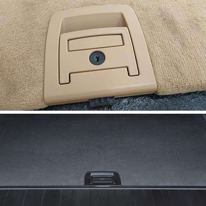 For BMW X5 E70 / X6 E71 E72 Car Boot Handle Inside Trunk Lid Bottom Plate Handle 51479120283(With Lo