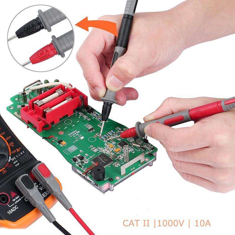 4mm Banana Jack Multimeter Universal Test Pen Alligator Clip Probe Set(BC0006001100)