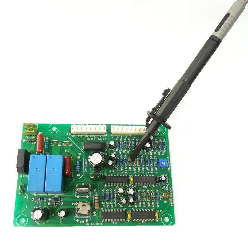 4mm Banana Jack Multimeter IC Clip Test Hook Telescopic Probe(Black)