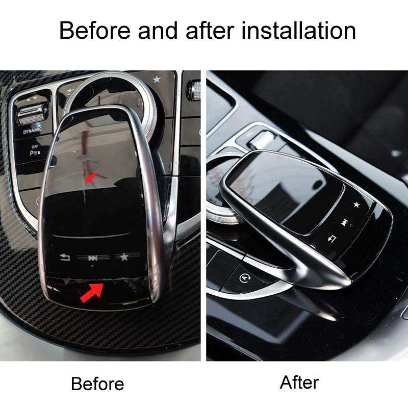 For Mercedes-Benz C / GLC Old Model Car Multimedia Mouse Cover Multi-Function Handwriting Board Acce