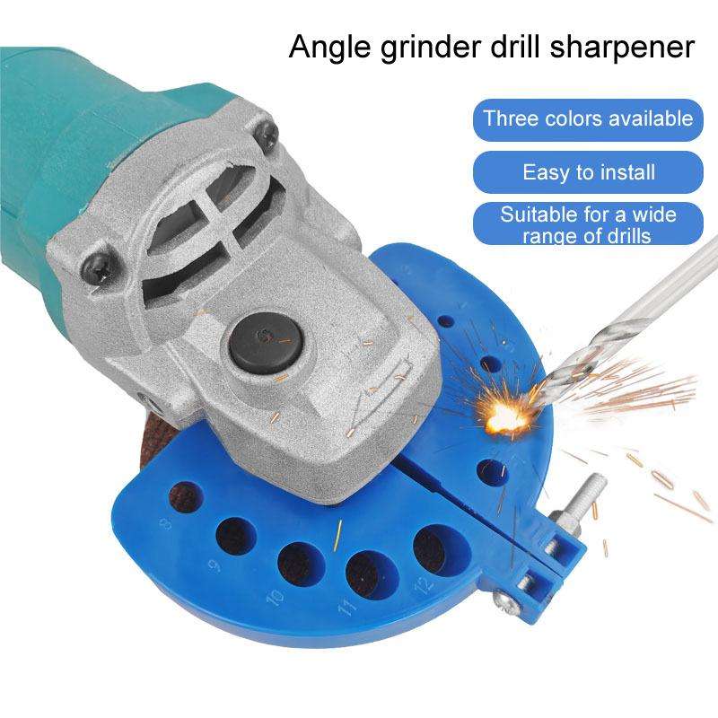 Multi-Specification Drill Bit Grinder Waste Drill Bit Sharpening Assistant Tool(Black)