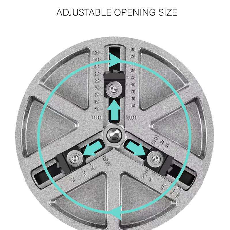 Woodworking Multi-Function Adjustable Hole Opener Gypsum Board Plastic Hole Punching Tool(Box Packag
