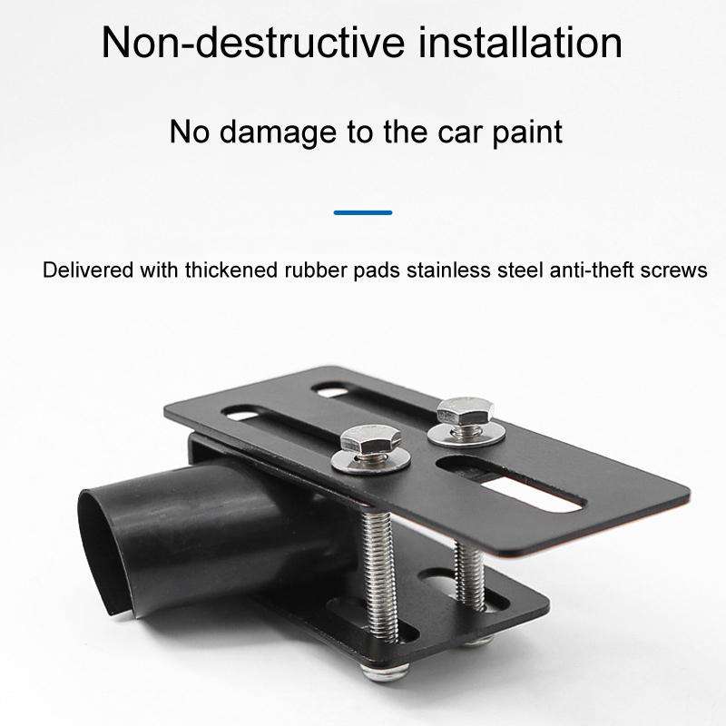 Car Luggage Rack Modification Fixing Clip Roof Spotlight Bracket Accessories(Black)