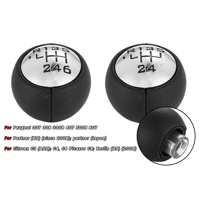 For Peugeot 307/Citroen Car Manual Gear Ball(Light 5 Speed)