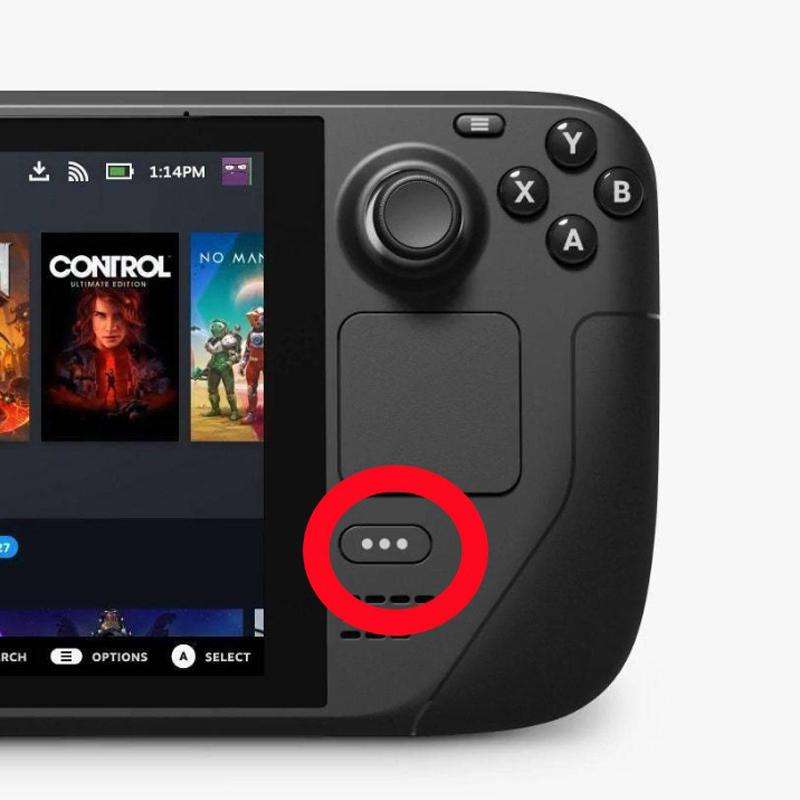For Steam Deck Palm Buttons HOME Button Flick Switch(HOME Button)
