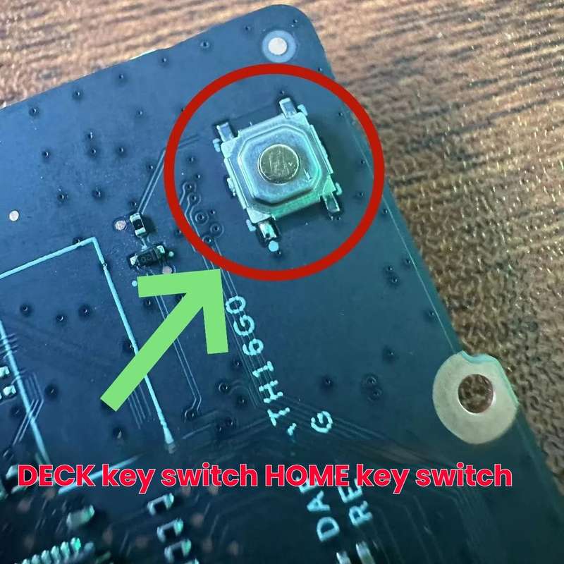 For Steam Deck Palm Buttons HOME Button Flick Switch(HOME Button)