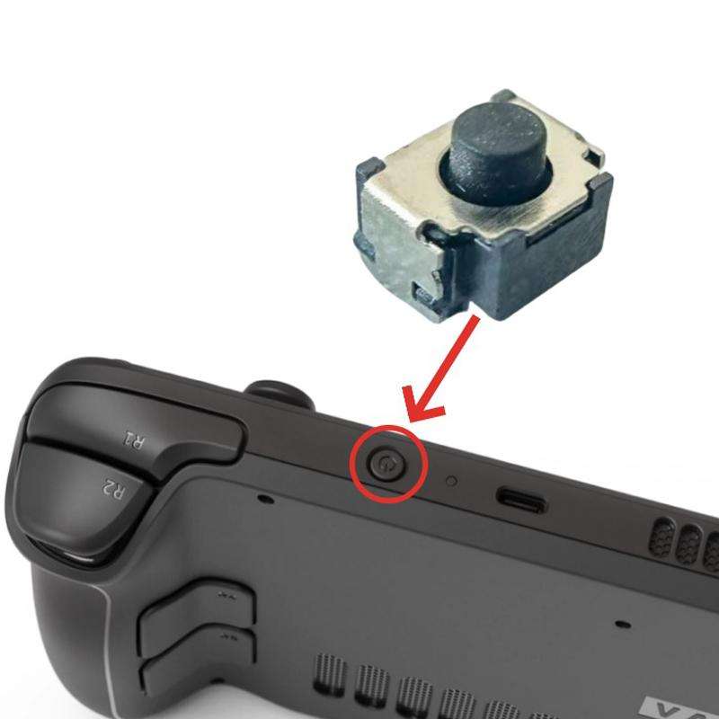 For Steam Deck 10pcs On/Off Keys Power Buttons Tap Switches(Power Button Microswitch)