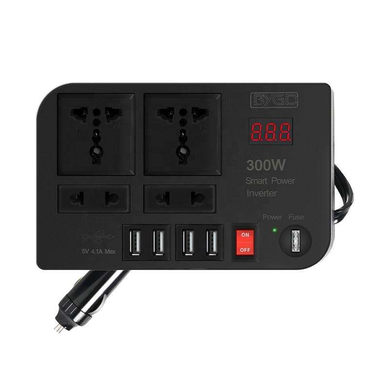 E8982 300W Car Inverter DC 12V To AC 220V Car Laptop USB Charging Universal Converter Power Adapter