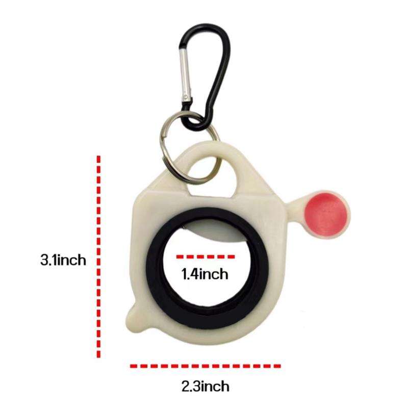 Night Light Tie Organizer Portable Hardware Tool Storage Device, Specification: White Organizer+10 B