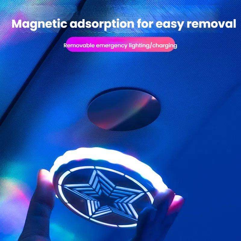Car Roof Reading Decoration LED Colorful Atmosphere Light(White)