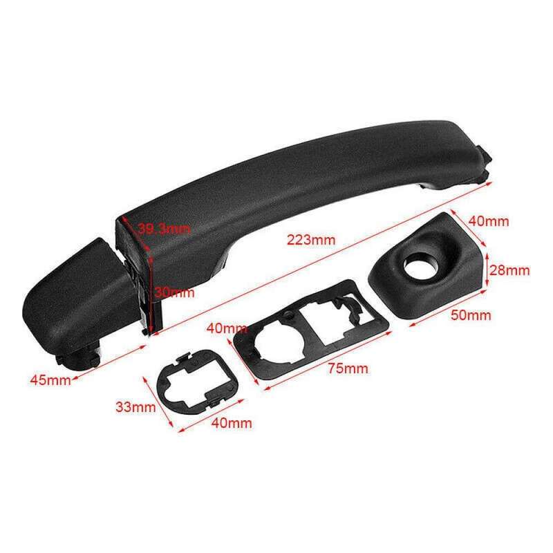 806067794R 806073022R 806075963R For Renault / Vauxhall Car Exterior Door Handles without Holder