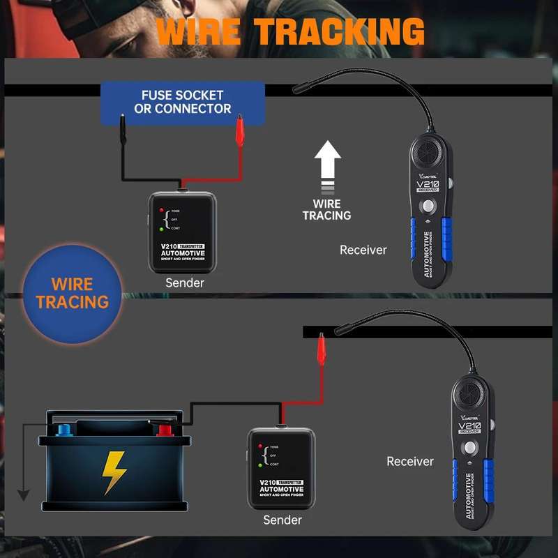 VDIAGTOOL 6-42V Automotive Circuit Tester(V210)