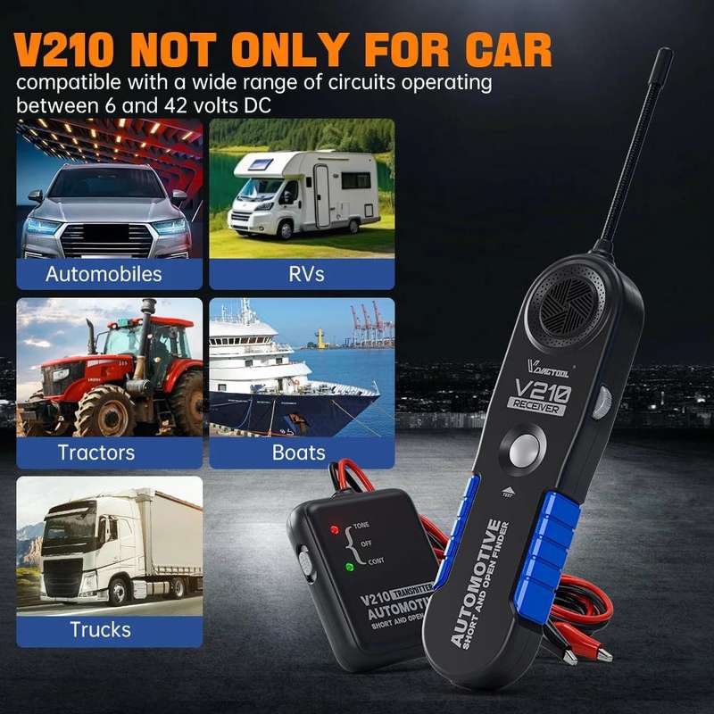 VDIAGTOOL 6-42V Automotive Circuit Tester(V210)