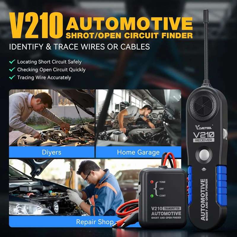 VDIAGTOOL 6-42V Automotive Circuit Tester(V210)
