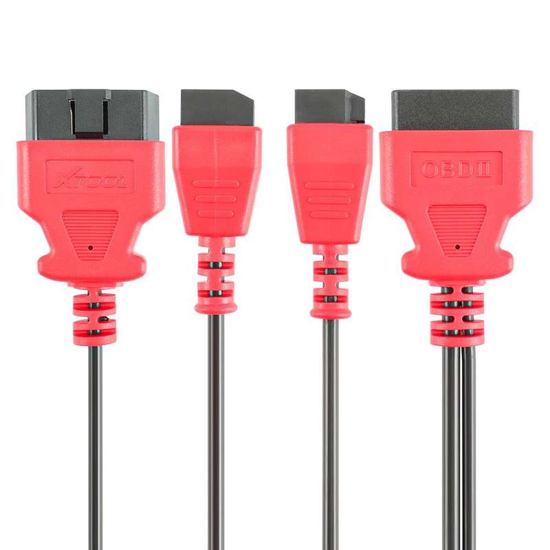 Xtool FCA 12+8 Connector Cable Adapter For Chry(Black Red)