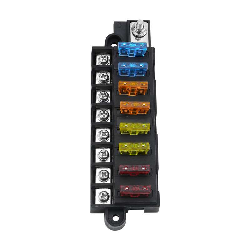 Automotive 8-way Fuse Box Terminal Block With Transparent Cover(CP-5099)