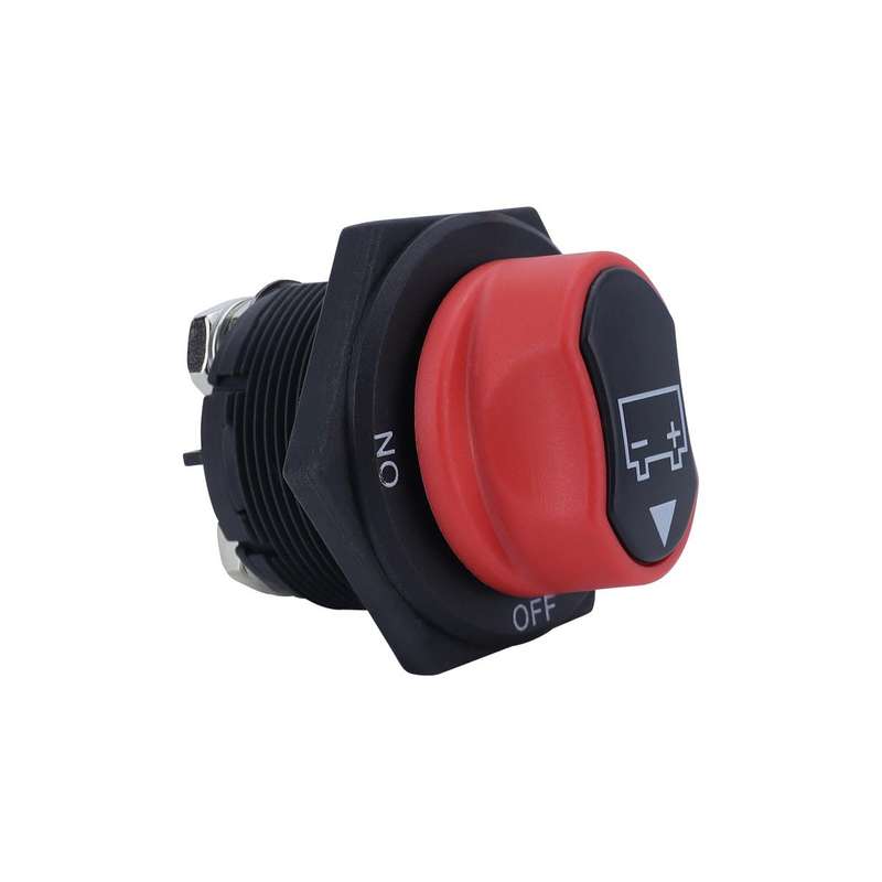 200A DC Brass Conductive RV Yacht Leak-proof Battery Switch(Black Without OUT Style 2 Non-removable)