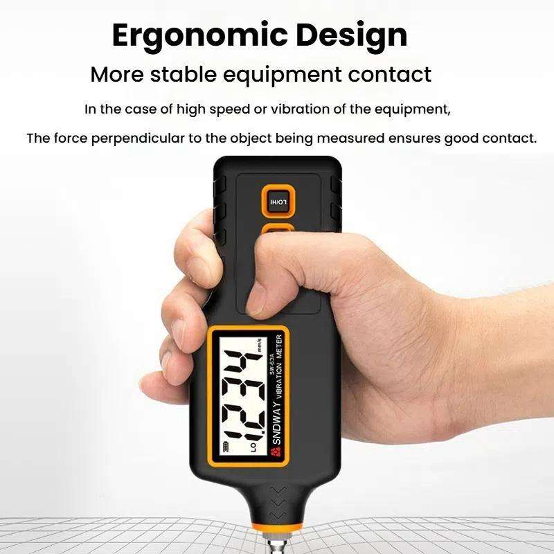SNDWAY SW-63A Digital Vibrometer Motor Fault Detector Mechanical Vibration Measurement