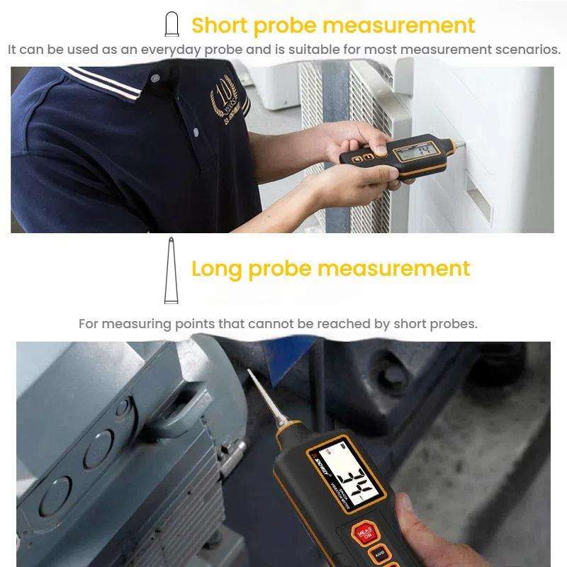 SNDWAY SW-63A Digital Vibrometer Motor Fault Detector Mechanical Vibration Measurement