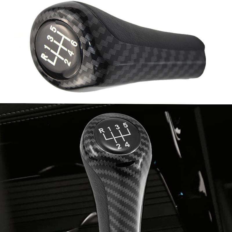 For BMW Automotive Fiber Shift Shifter Handball Header(5 Speed)