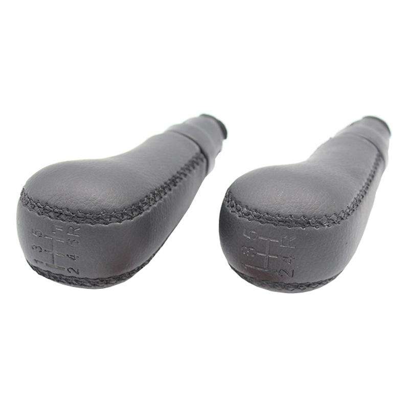 For Volvo S60 / S80 / V70 II / XC70 II Car Gear Knob Shift Hand Ball, Size: 6 Speed(Black Leather)
