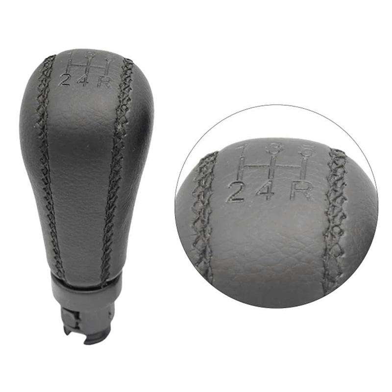 For Volvo S60 / S80 / V70 II / XC70 II Car Gear Knob Shift Hand Ball, Size: 6 Speed(Black Leather)