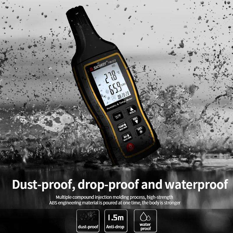 SNDWAY SW-572 Handheld Digital Temperature Humidity Meter High Sensitivity Temperature Humidity Mete