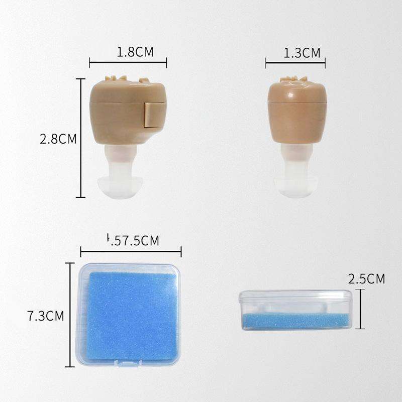 Hearing Aid Sound Amplifier Elderly Noise Reduction Sound Collector Hearing Aid Accessories(Battery