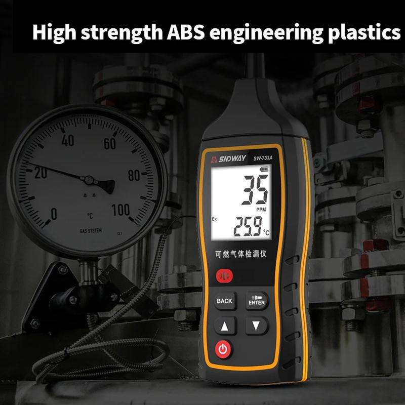SNDWAY SW-733B Combustible Gas Detector Explosion-Proof Natural Gas Gas Methane Gas Alarms