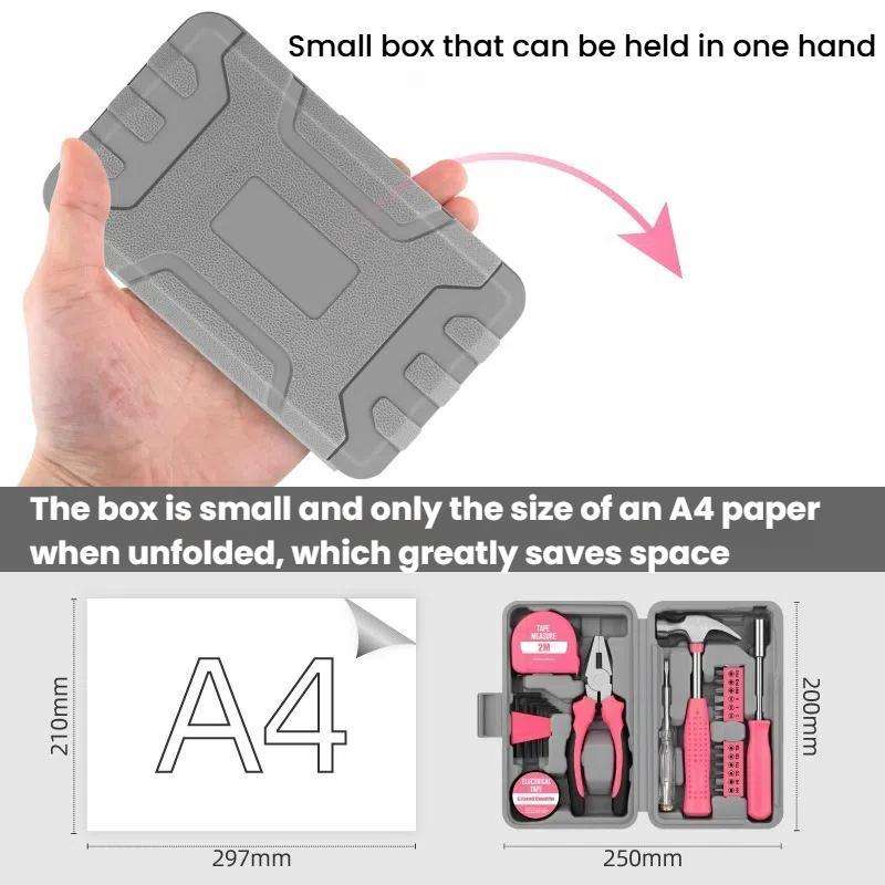 Multifunctional Home Hardware Tools Repair Hand Toolbox Combination Set, Style: 13pcs /Set Cutter Mo