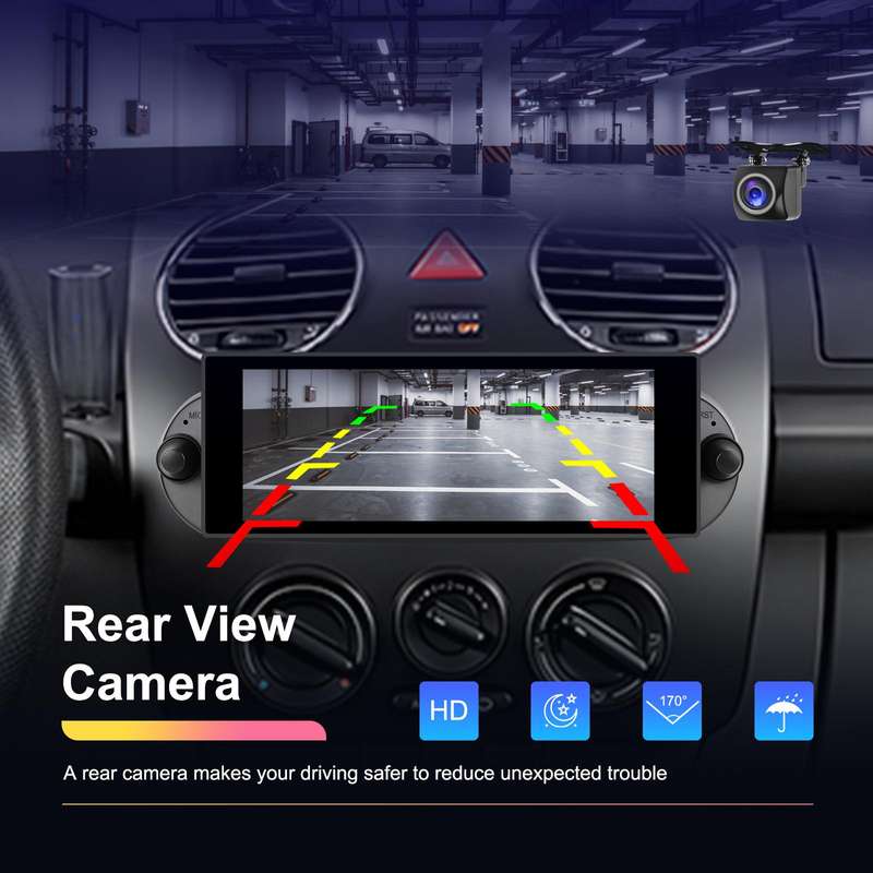 For Volkswagen Beetle 2002-2010 6.86 inch 2+64G Horizontal Screen Android Car Player, Spec: Standard
